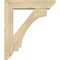 Ekena Millwork Imperial Slat Rough Sawn Bracket w/ Offset Brace, Douglas Fir, 6"W x 24"D x 28"H BKT0604X24X28IMP06RDF - alternate 4